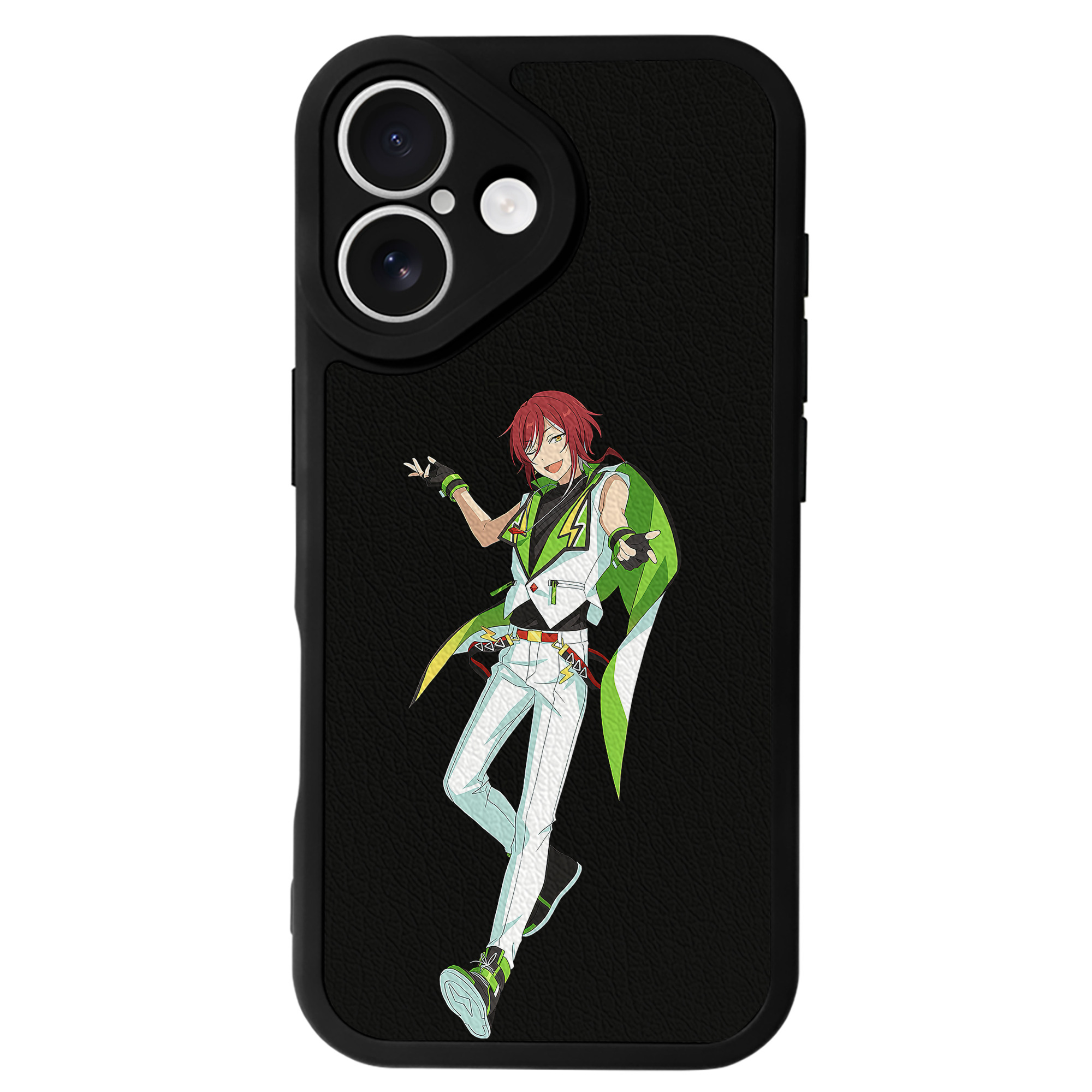 （画像用） あんさんぶるスターズ! Ensemble Stars 【iPhone 16シリーズ対応】シリコンスマホケース（レザー調） 材質：シリコン